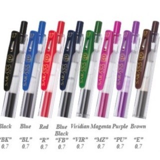 

BOLPEN SARASA ZEBRA CLIP 0.7 MM / BALLPEN / PENA