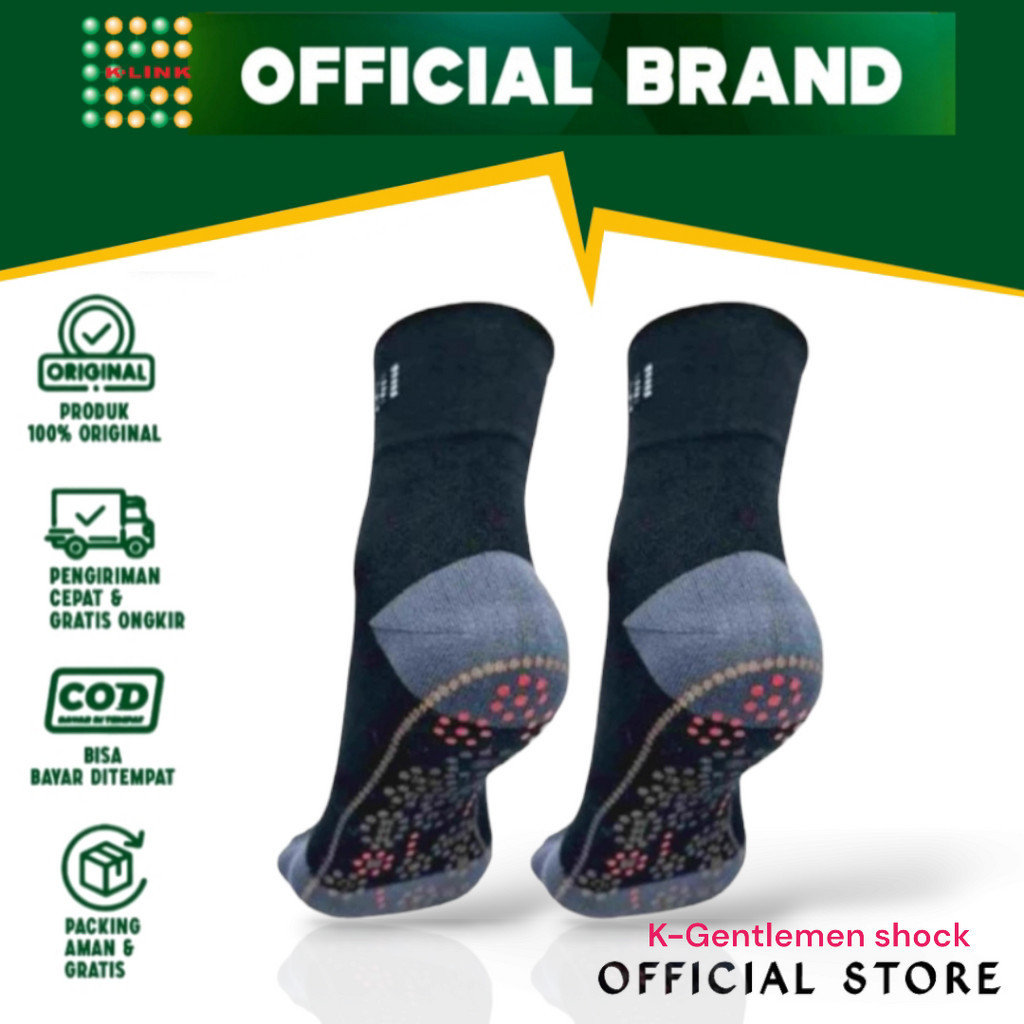 Kaos kaki Akupuntur K GENTLEMAN ENERGY SOCKS kaos kaki k link