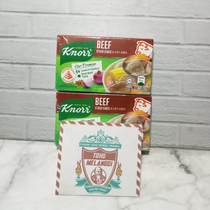 

Knorr Beef Cubes 60 gr | Knoor Kaldu Daging Sapi Cube