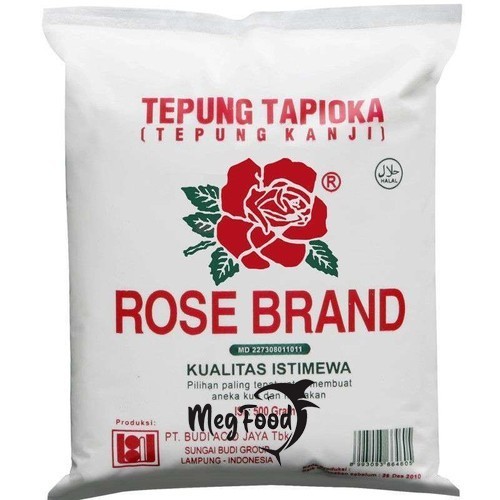 

Tepung Tapioka Rose Brand 500 Gr / Tepung Kanji