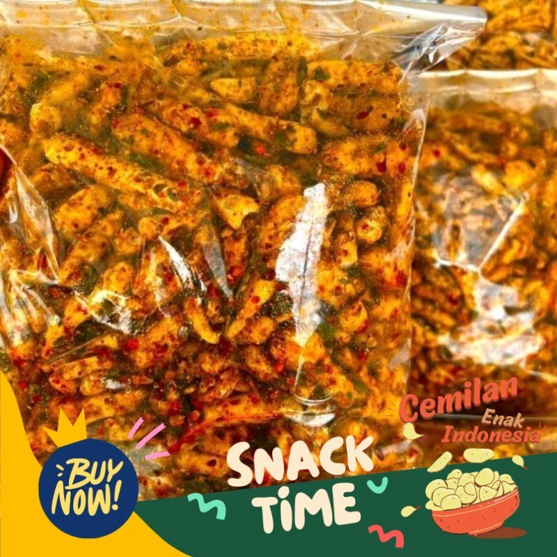 

PROMO HEMAT Basreng pedas daun jeruk 1kg