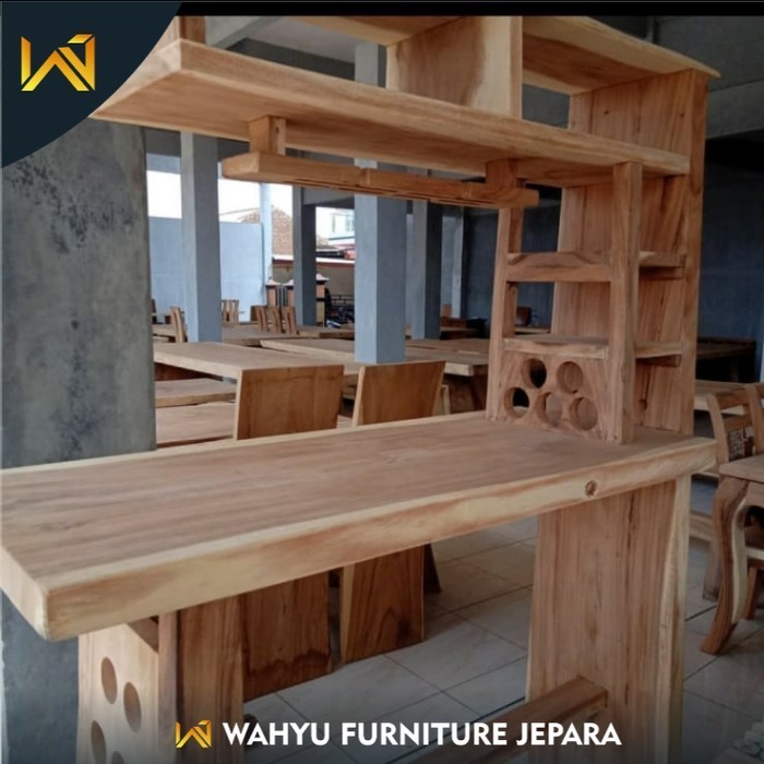 Meja Mini Bar Trembesi Meh Suar Mebel Jepara