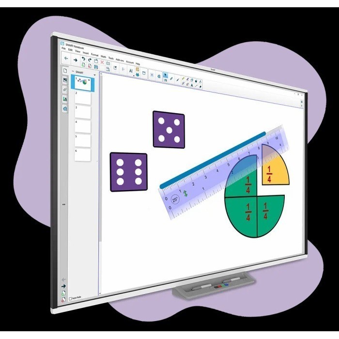 SMART Board M787v Interactive Whiteboard with SMART Learning Suite