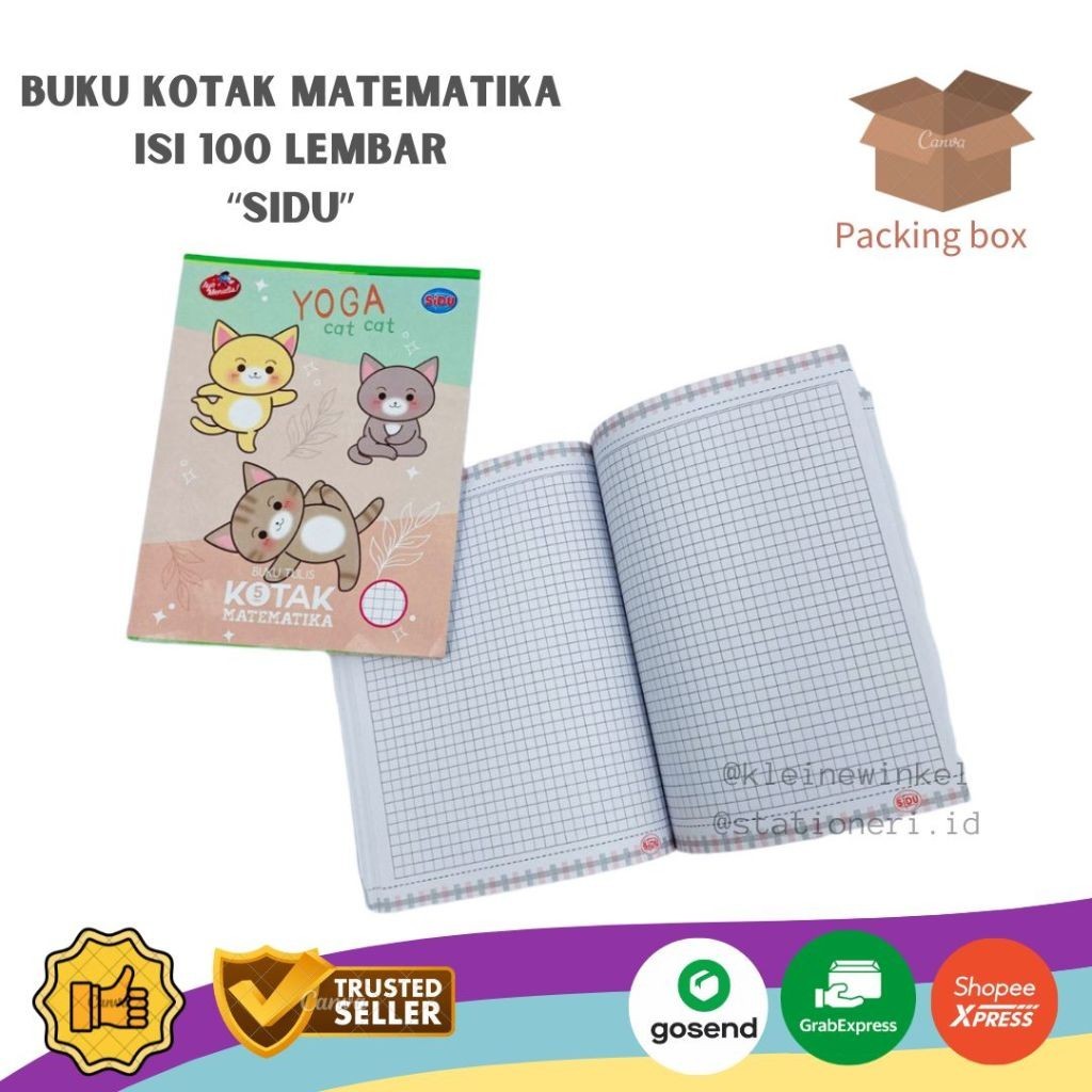 

Buku Kotak Matematika SIDU 100 lembar isi 5 PCS