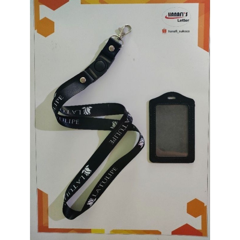 

LATULIPE Tali id card latulip lanyard printing satuan [READY STOK]