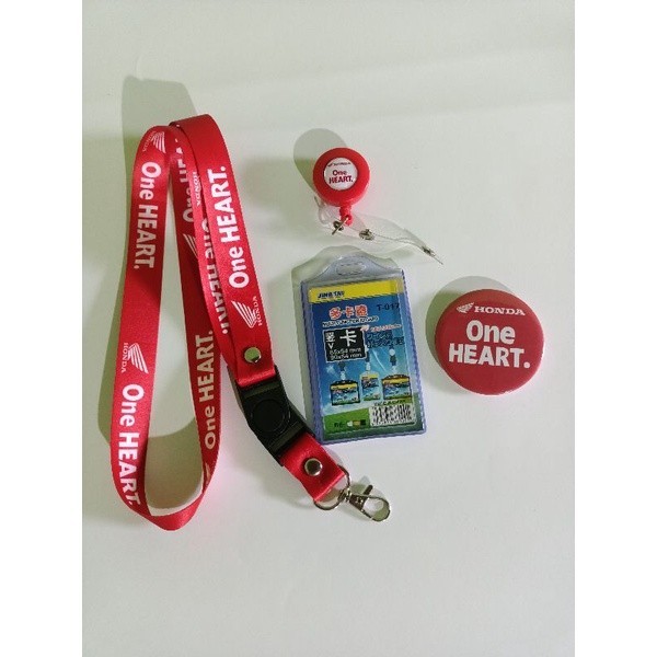 

[READY STOK] Tali id card HONDA satuan lanyard printing