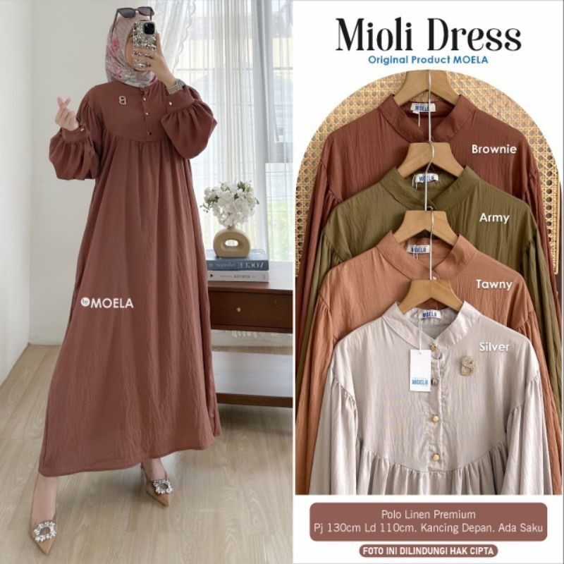 DRESS POLOS MOELA DEWSI POLSI SWINI DOTIS MISLO SIAMA DRESS | ROSTI DRESS | LANA DRESS | LUISI DRESS