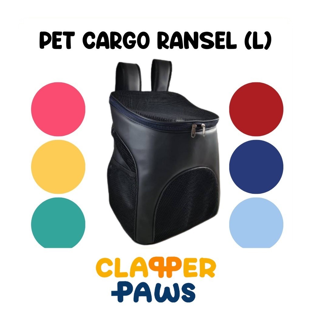 PET CARGO RANSEL Size L TAS Travel Bag Kucing Anjing Ransel