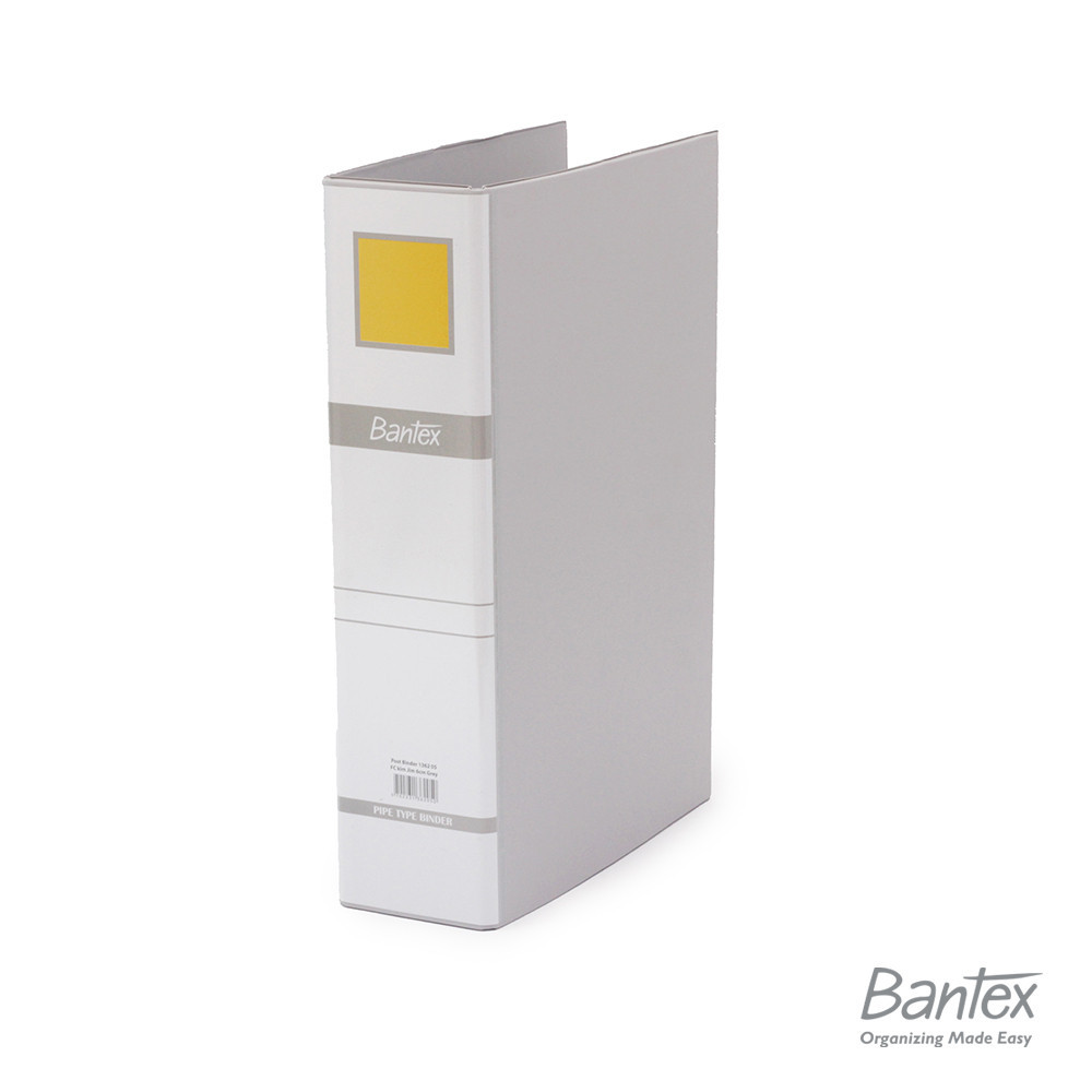 

[Stationery Spectrum] Bantex Post Pipe Binder 2 Ring 6cm Folio Grey 1362 05