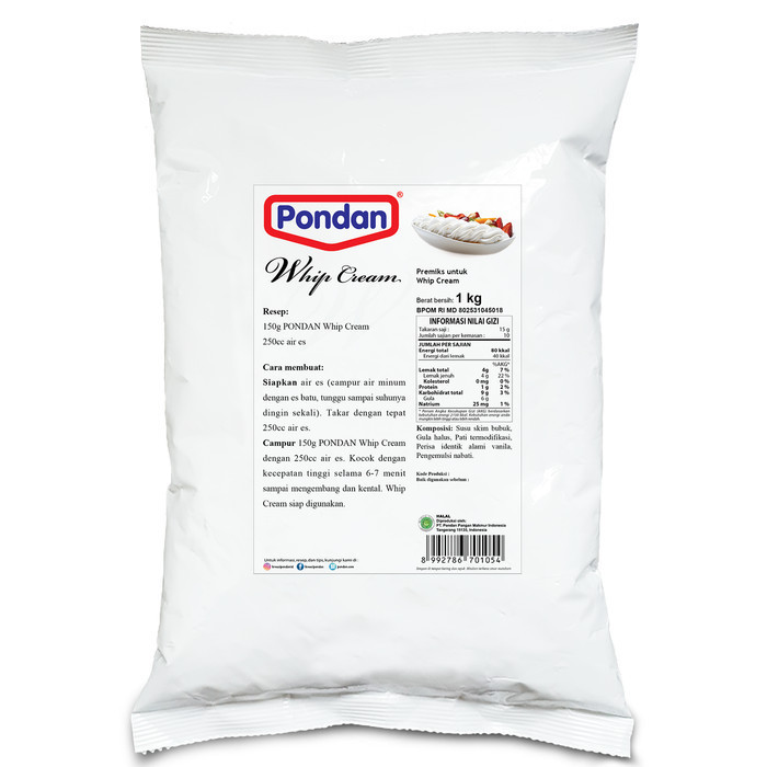 

Pondan Whip Cream bulky