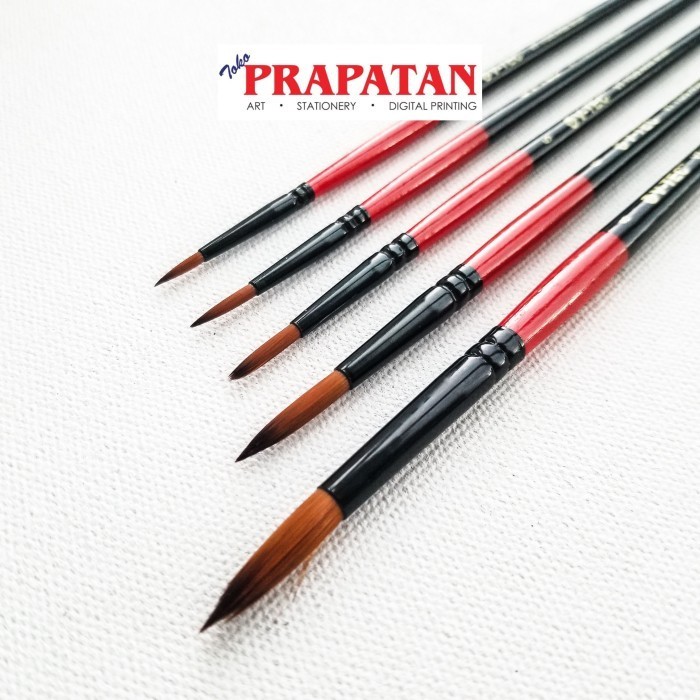 

Kuas Lukis Round V-TEC set 5 pcs VT110/5 / V-TEC Paint Brush set -YY41