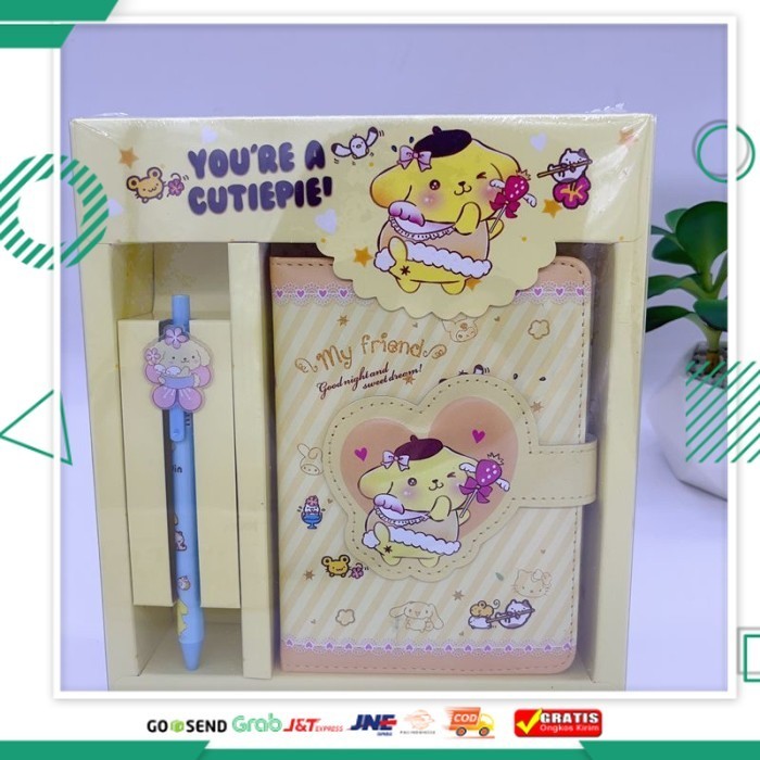 

Paling Murah Buku Diary NoteBook Kuromi Cinnamoroll Melody Pompompurin - Pompompurin