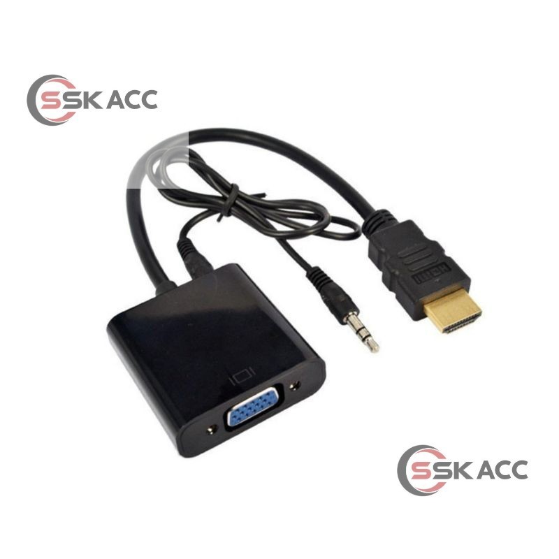CONVERTER HDMI TO VGA+AUDIO / HDMI TO VGA AUDIO/ CONVERTER HDMI TO VGA + AUDIO KABEL