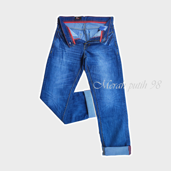 Celana Jeans Panjang Pria Standar / Celana Jeans Pria Bahan Denim - COKLAT, 30