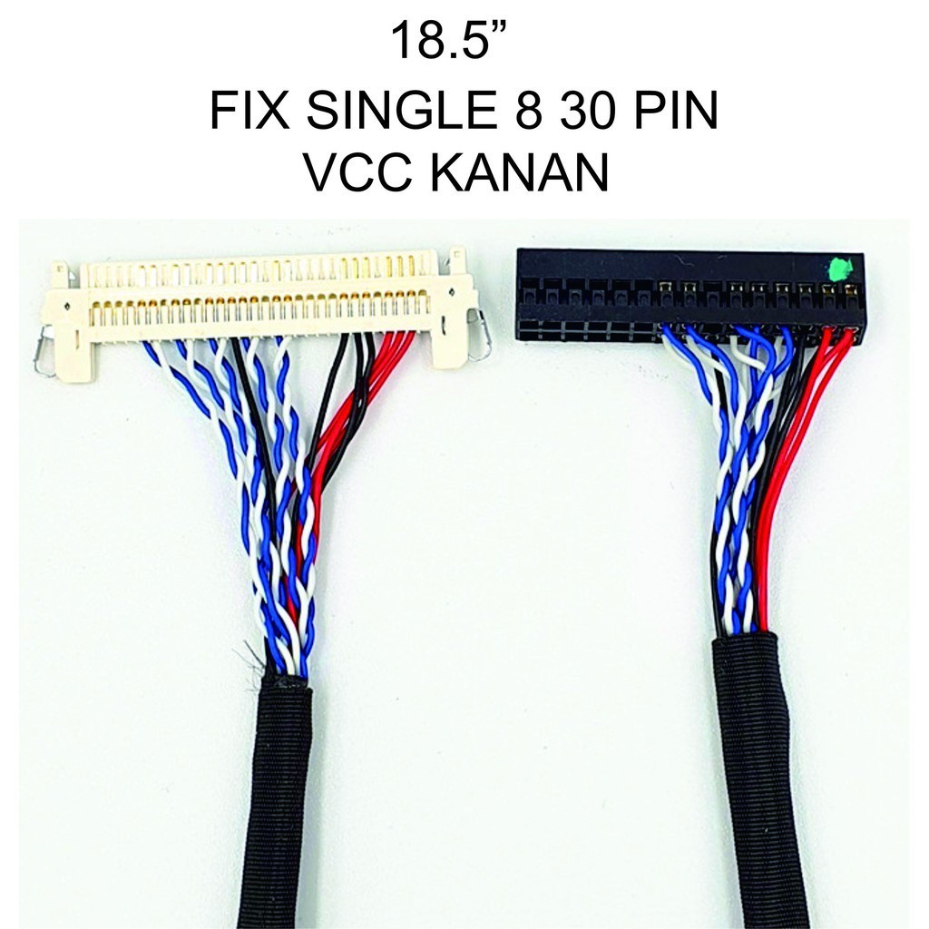 Kabel Data TV LVDS TCON FIK 30P Single Channel 8Bit Panel Wide