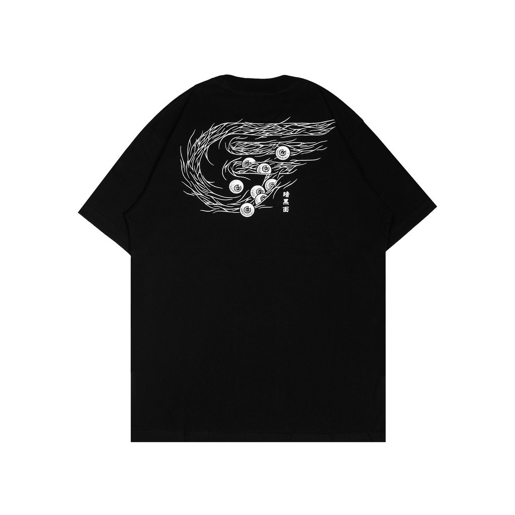 【Ori】 Gozeal | Tees Reguler | Kasa Black T-shirt pria dan wanita