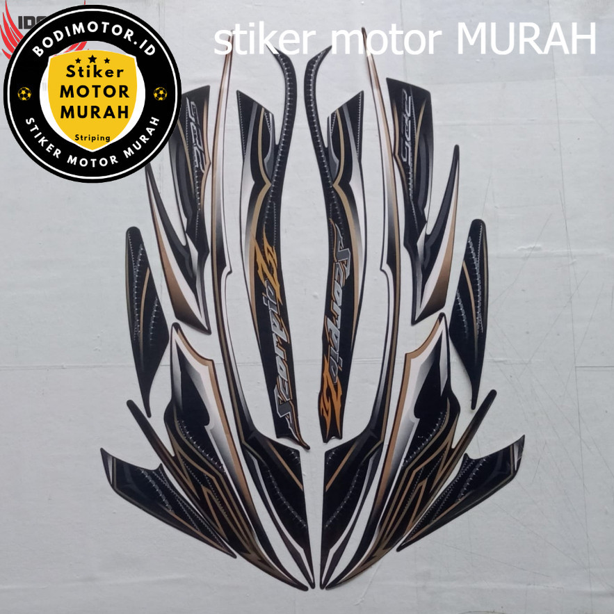 Stiker Striping Yamaha Scorpio Z 2010 - List Stiker Standar Scorpio Z 2010 - Striping Standar Scorpi