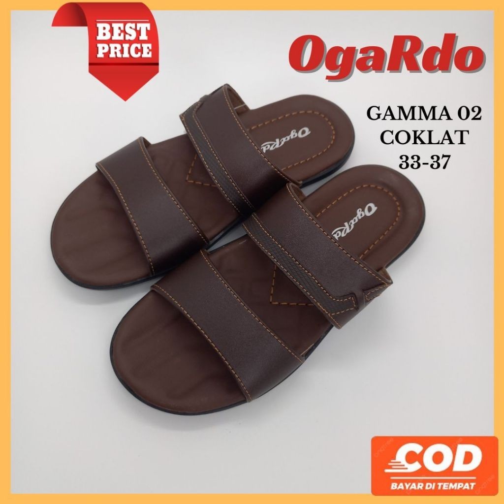 Ogardo Sandal Anak Laki Laki Original Kekinian Terbaru Sendal Anak Slop  Cowok Casual Usia 8 9 10 11