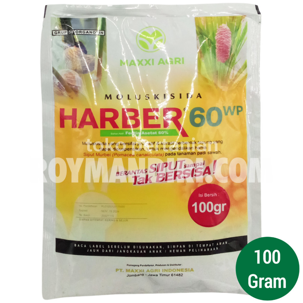 Moluskisida Harber 60WP @100 gram