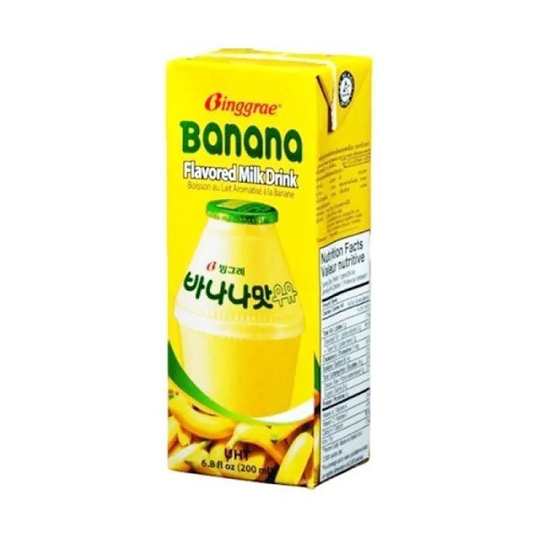 

BINGGRAE BANANA FLAVORED MILK DRINK 200 ML