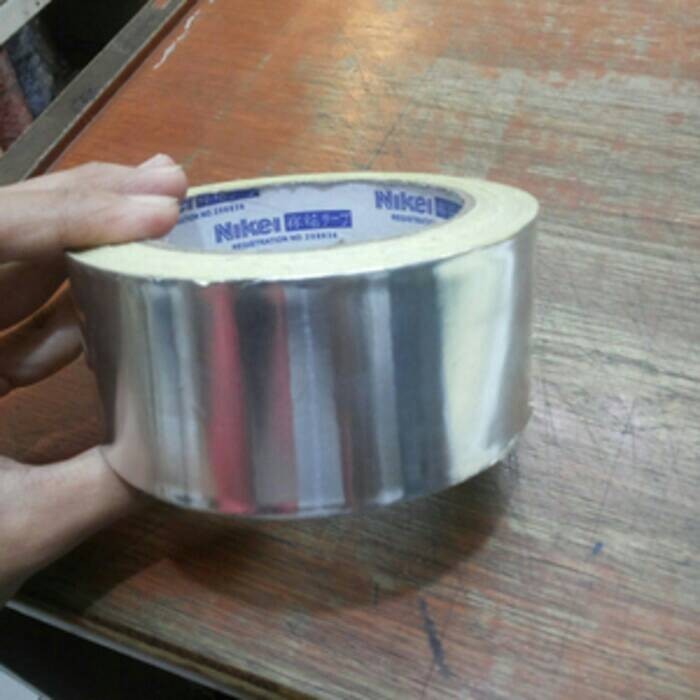 

alumunium foil tape / isolasi lakban alumunium 2" model sobek