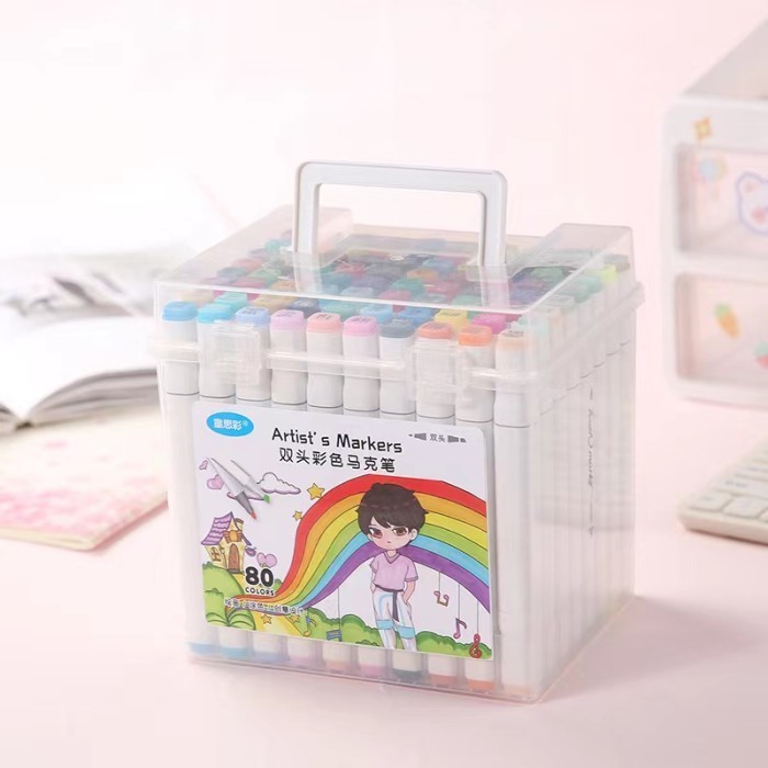

Spidol Marker Pewarna - Art Artist Marker Spidol Warna - Menggambar - 24 Warna
