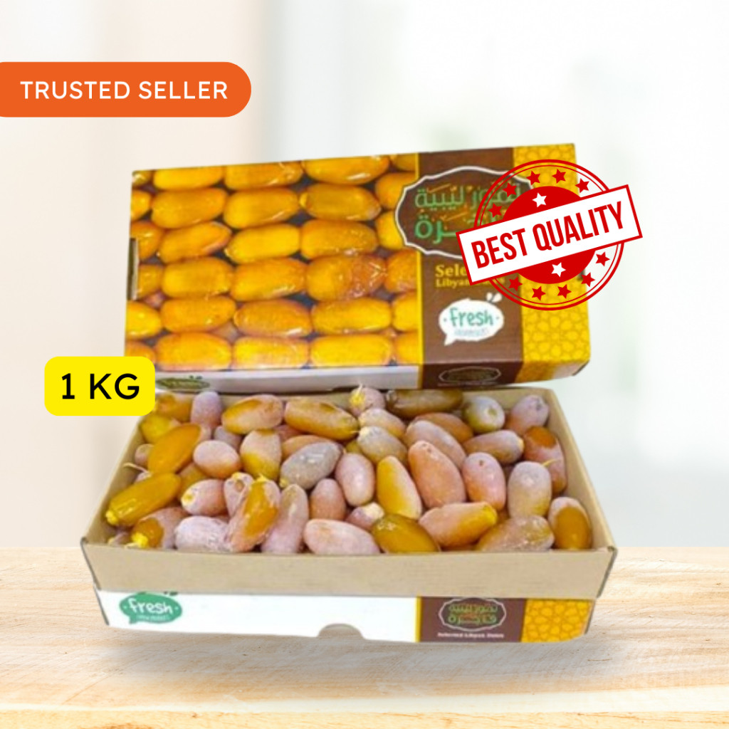 

Kurma Ruthob Kurma Fresh Libya Kemasan 1 kg premium grade A