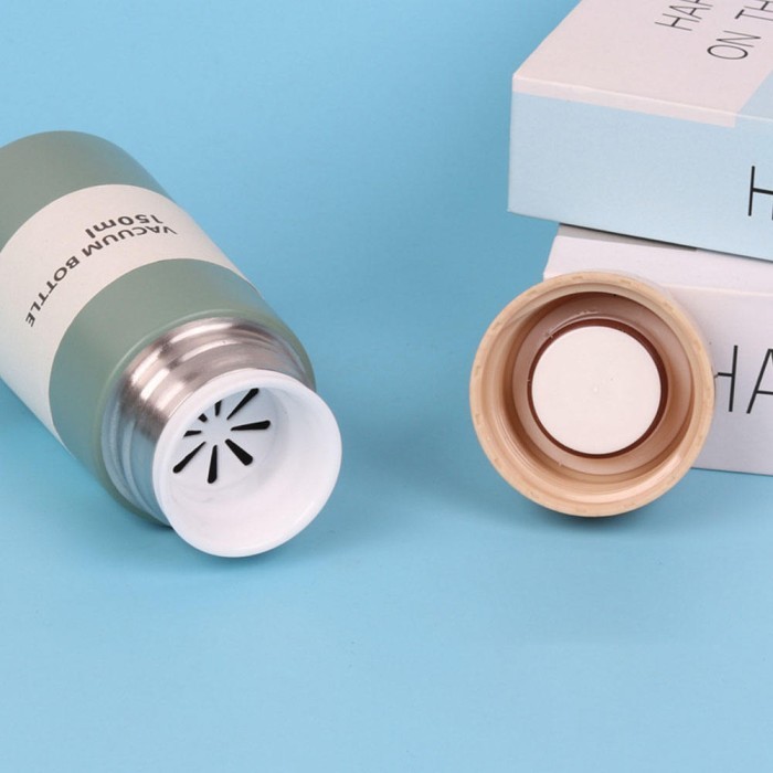 Termos Pocket / Botol Termos Mini Stainless Steel / Vacuum Bottle Thermos Tumer Japanese Style 150ml