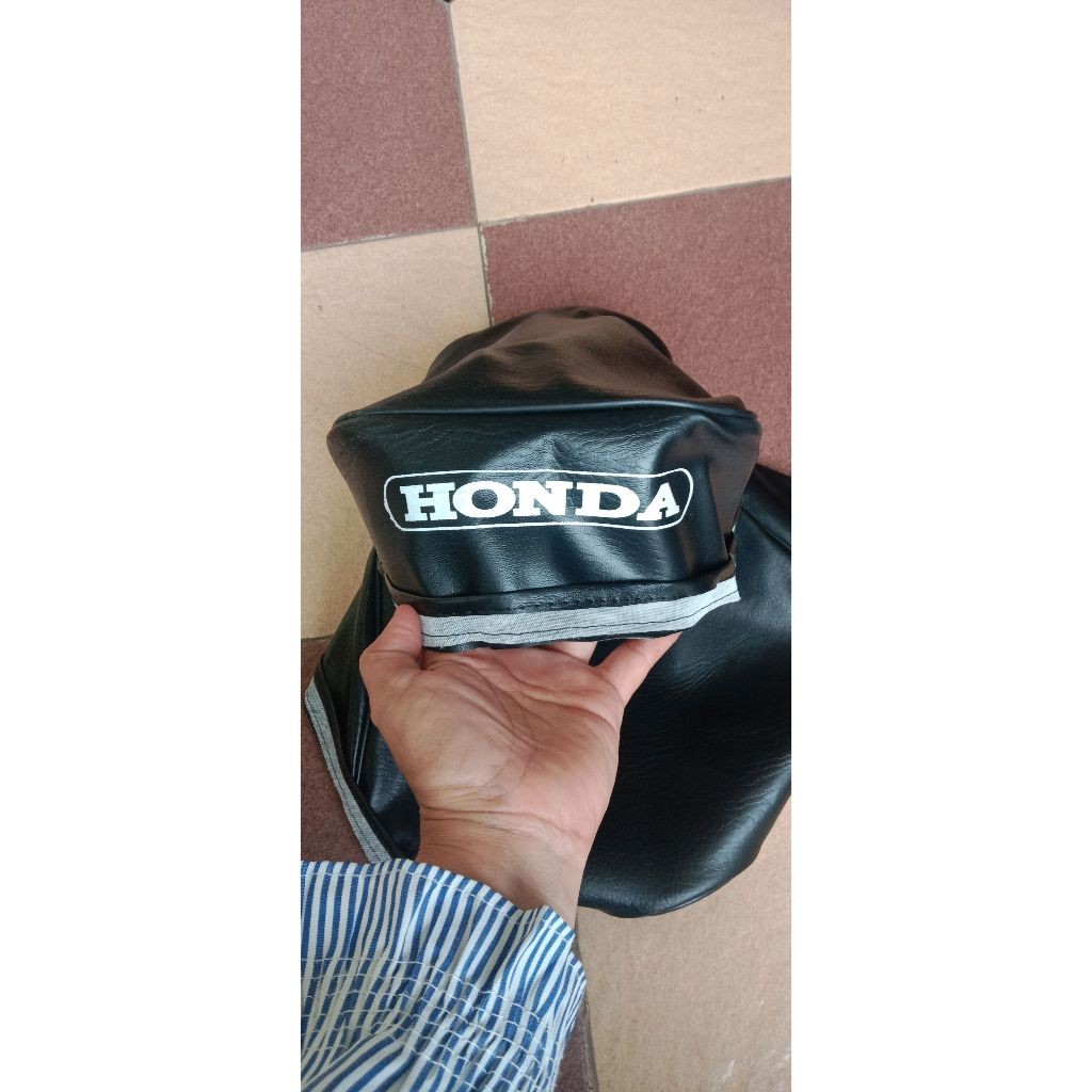 Kulit Cover Jok Pisah Depan Belakang Hitam Honda Pispot 70 Honda C70 Ulung Honda C700 dll