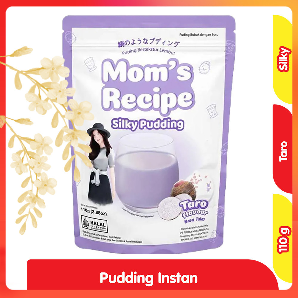 

Mom's Recipe Silky Pudding Instan Taro 110 g