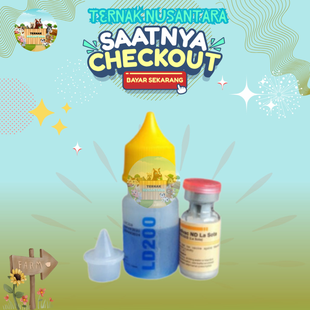 MEDIVAC ND LA SOTA DOSIS 200 EKOR + PELARUT MEDIVAC BY MEDION - Vaksin Untuk Unggas.