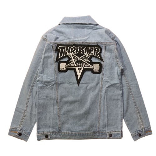 Bordir Backpatch Bordir Besar Band Brand Patch Besar Punggung Emblem Bordir Jaket Big Patch Bordir