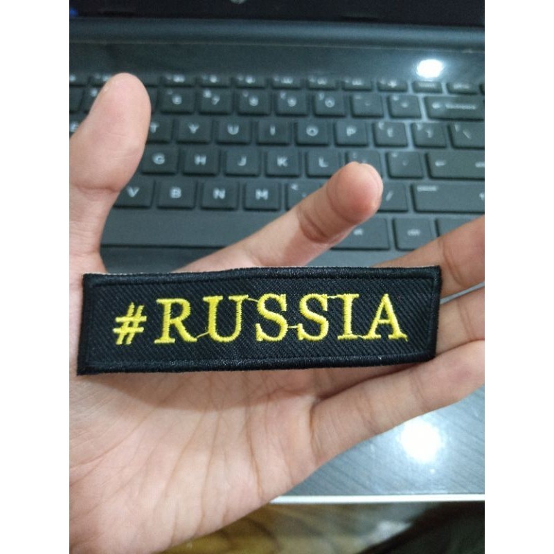 Bordir patch bordir Russian army lengkap
