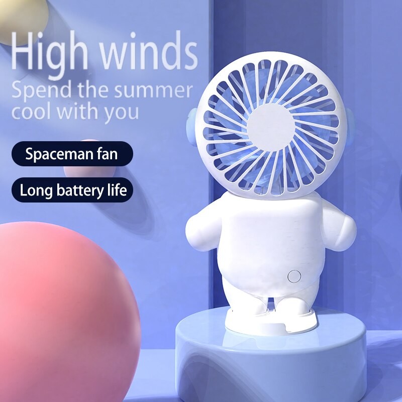

TISERA - UARELIFFE Kipas Angin Mini Portable Fan Astronaut 3 Mode USB - UR913 - White/Blue