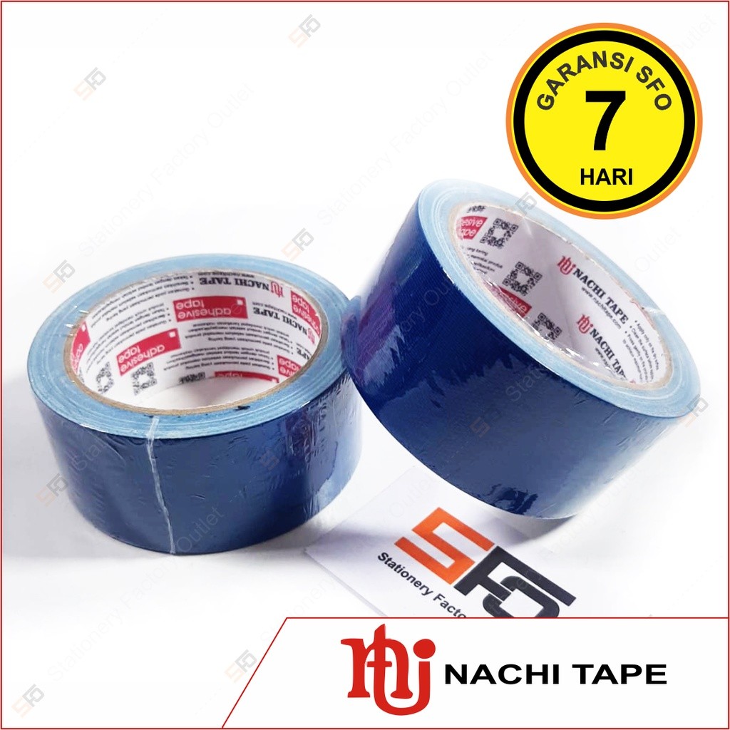 

Lakban Kain Biru Nachi 46mm x 12m - 2 inch - Codeline Stationery