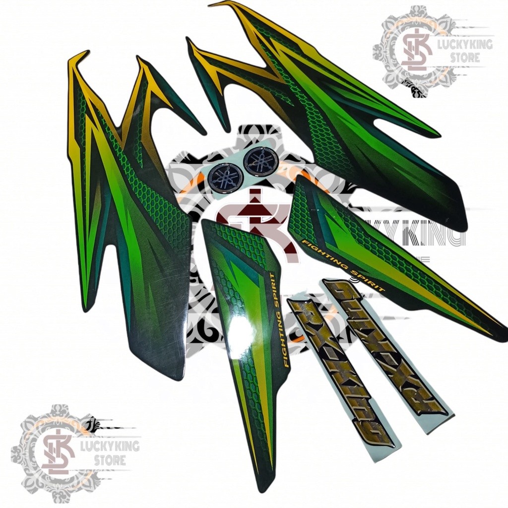 STRIPING STICKER RX KING 2005 HIJAU