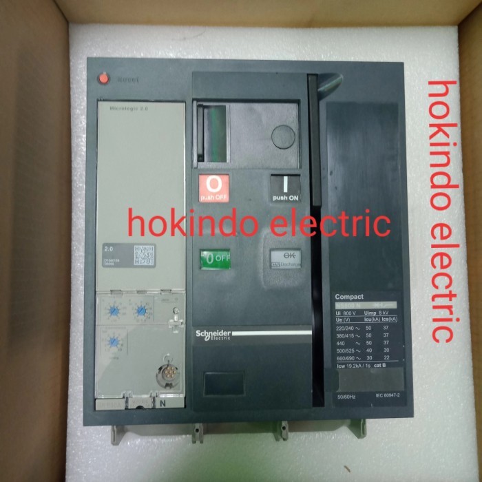 SCHNEIDER MCCB NS800N NS800 N 800A 3P MOTOR MOTORIZED MIC2.0 33466E