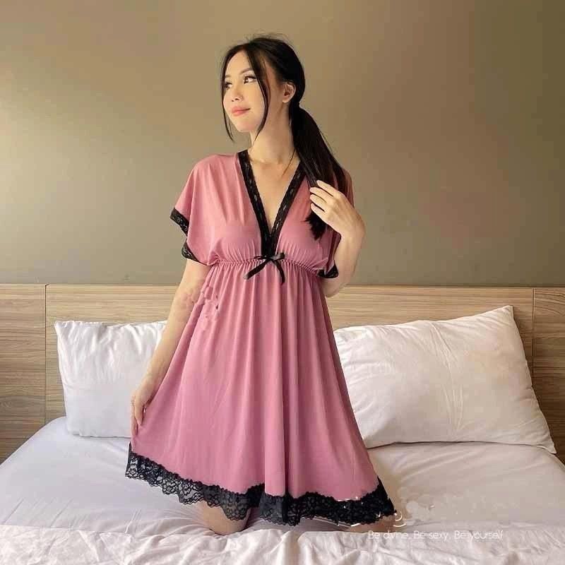 COD - Baju tidur dress lingerie sexi wanita new renda