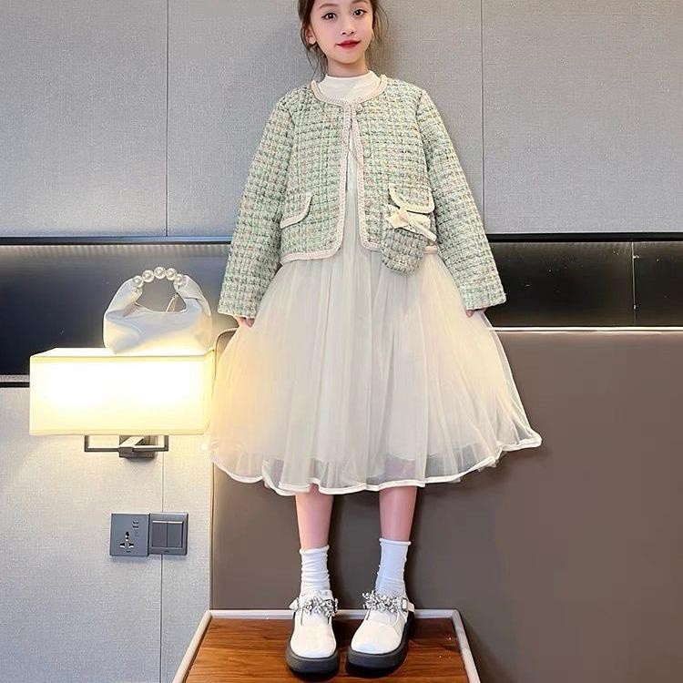 Cardigan Anak Calerry Tweed / Blazer Korean Style