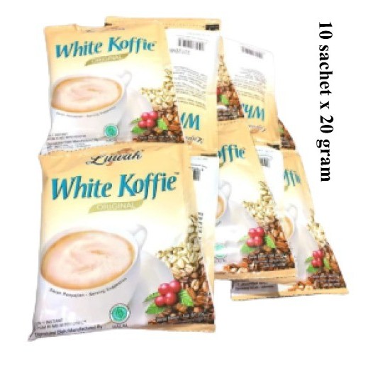 

White Koffie Original Kopi Luwak 1 renceng (10 sachet @ 20 gram)