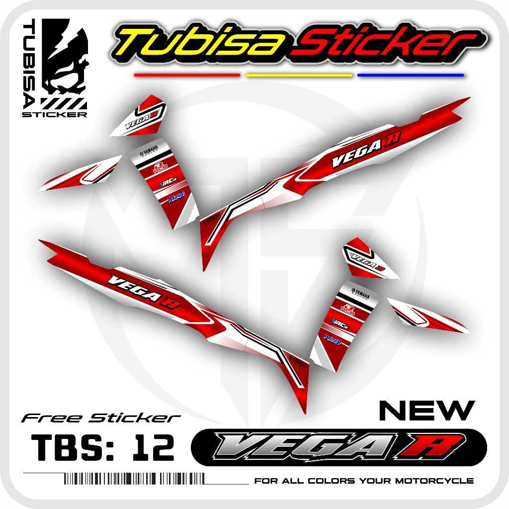 Sticker Striping Variasi New Vega R - Stiker Striping Motor New Vega R