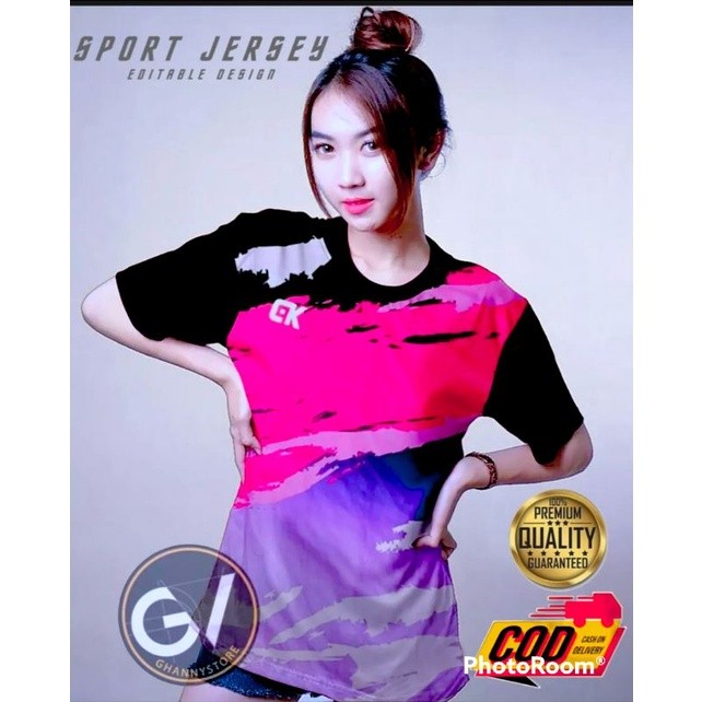 COD KAOS DAN ATASAN VOLI KAOS WANITA PRIA IMPORT BAJU VOLI PREMIUM KAOS OLAHRAGA PRINTING BAJU BADMI