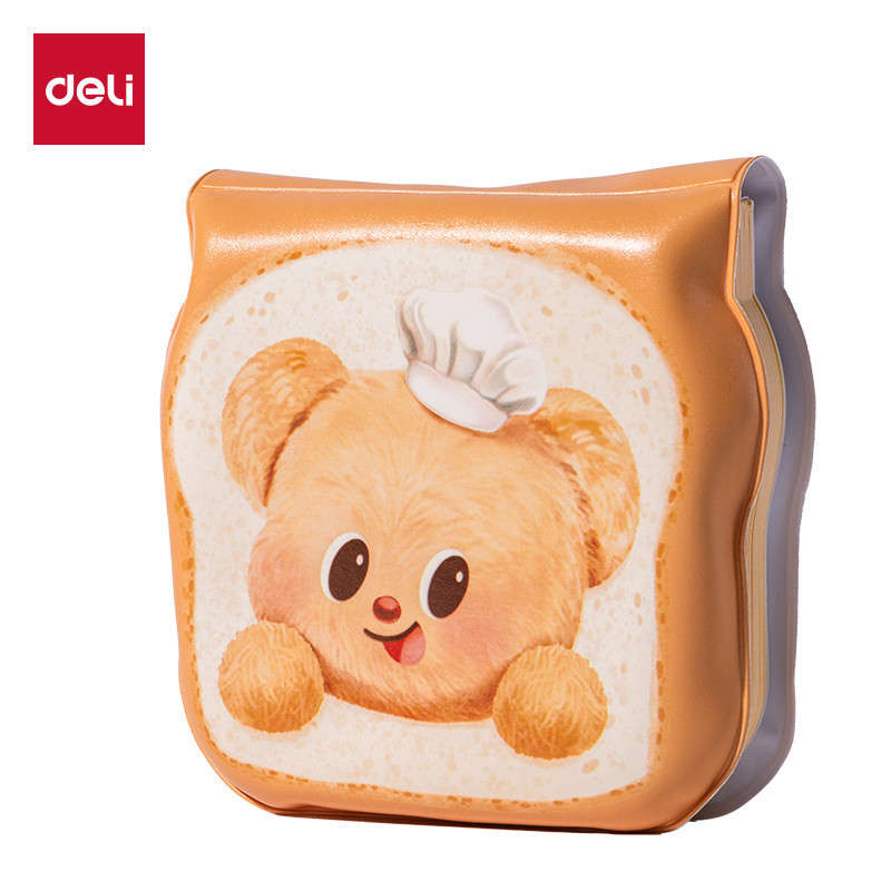 

Notebook Deli X Butterbear HY225 bentuk Roti Tawar Lucu 80 sheet