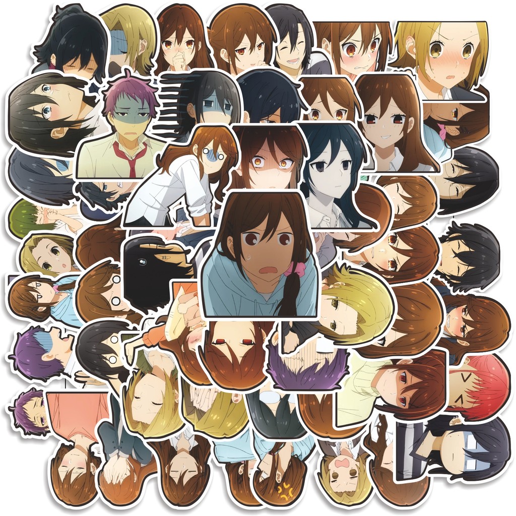 

COD 50 Pcs Stiker Horimiya Anime V1 Lucu Anti Air Untuk Dekorasi Notebook Sepeda Skateboard Handphone