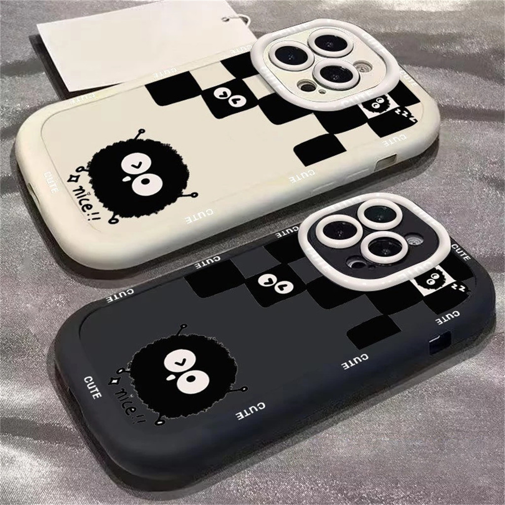 Bola Batubara Kecil Soft Case Compatible Untuk OPPO A5S A15 A60 A16 A58 A18 A54 A17 A3S A57 A5 A9 A3