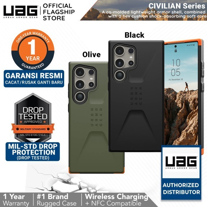 UAG Civilian Case Samsung Galaxy S24 Ultra Casing Cover