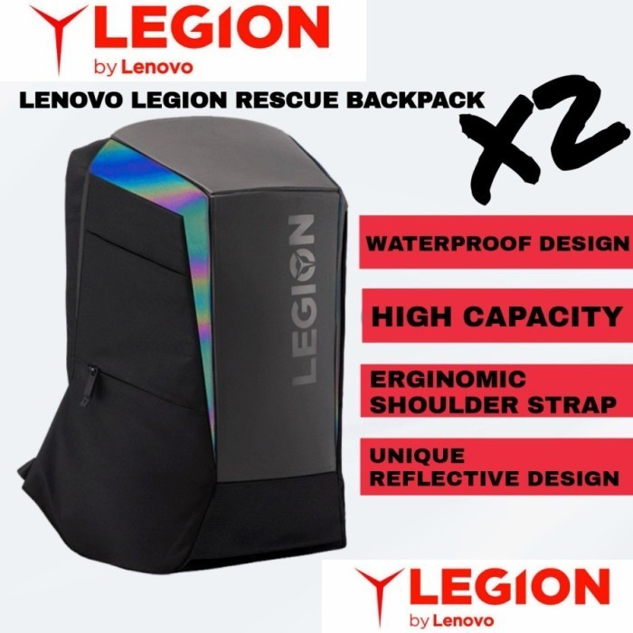 LENOVO LEGION BACKPACK SAVIOR ASSASSIN X2 tas laptop serbaguna