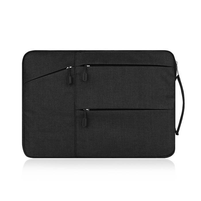 Dell Latitude XPS 13 14 15 inch Laptop Bag Sleeve Case Cover Tas Pouch - Hitam, 11 / 12 inch