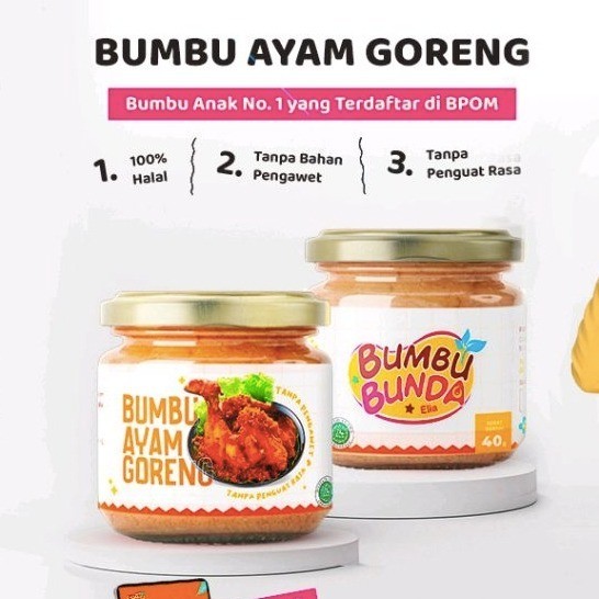 

Bumbu Bunda Ayam Goreng - Bumbu MPASI