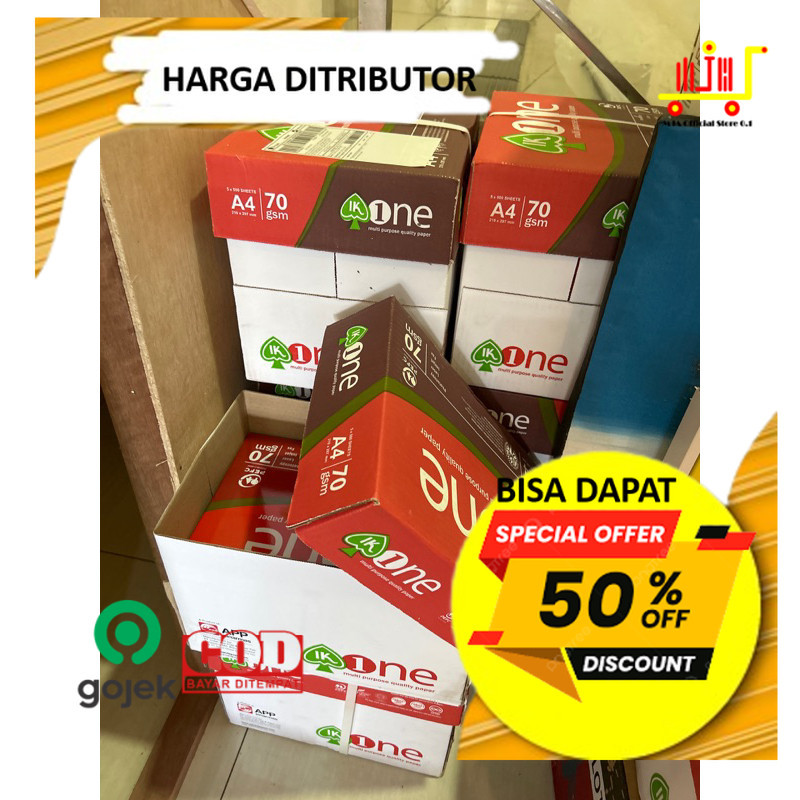 

Baru KERTAS HVS A4 A1ONE 70GSM Murah